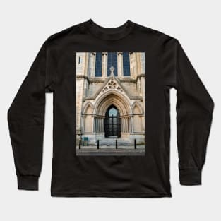 Grand entrance to Norwich cathedral Long Sleeve T-Shirt